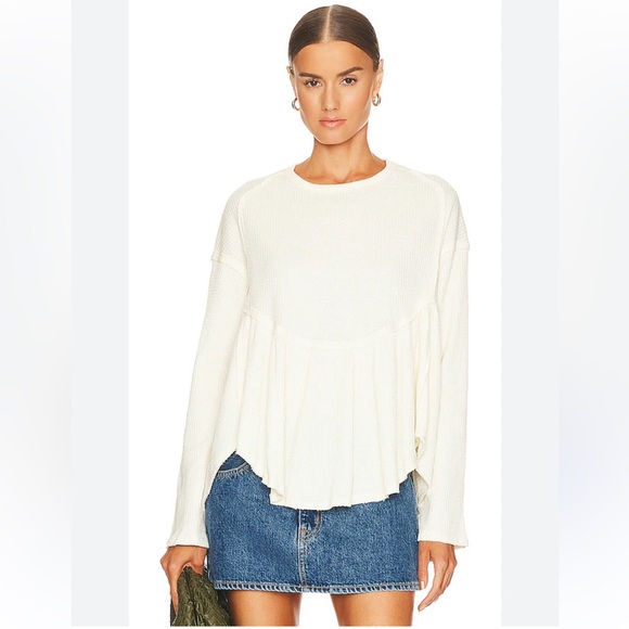 NEW Free People We The Free Oh My Babydoll Nilla Cream Medium - Picture 11 of 12